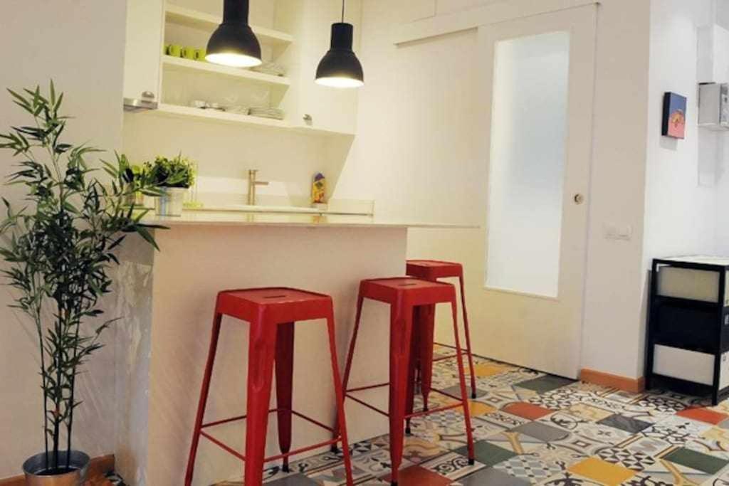 Calm Modern Apartment Barcelona Eksteriør billede